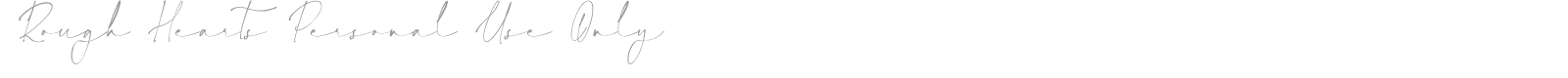 Rough Hearts font preview